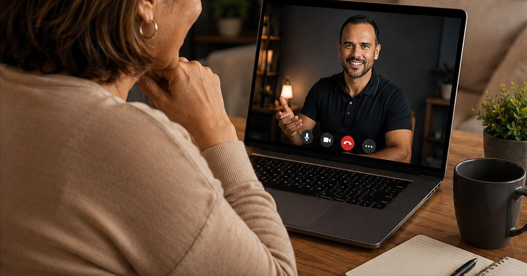 Acompanhamento online por vídeo